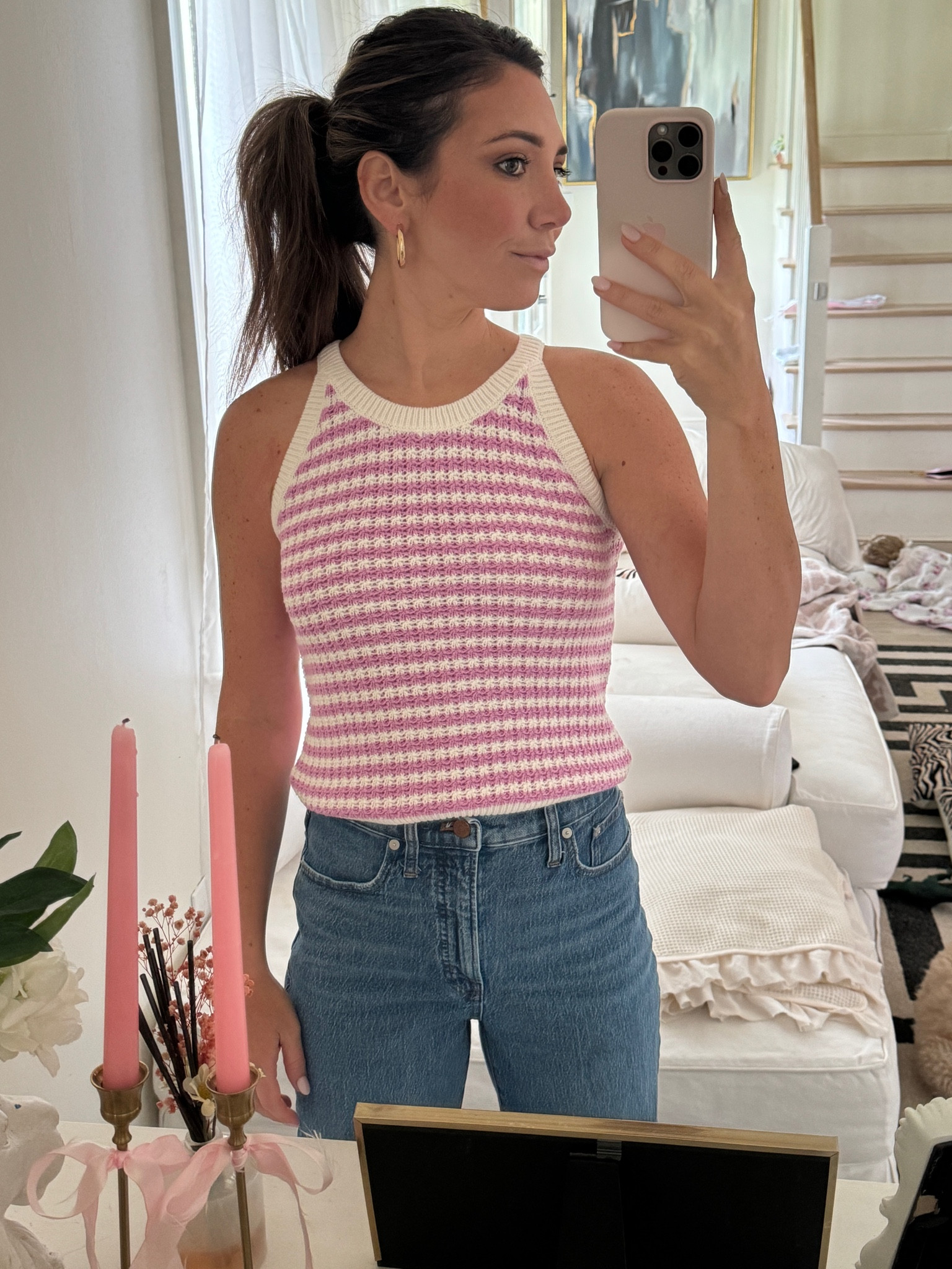 Love this casual look! 
Target tank & Jeans 🤍 

#LTKFindsUnder100 #LTKStyleTip #LTKSeasonal
