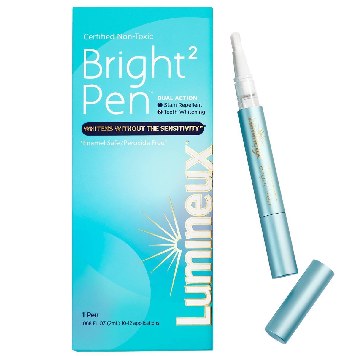 Lumineux Bright2 Dual Action Stain Repellant & Whitening Pen - 0.068 fl oz | Target