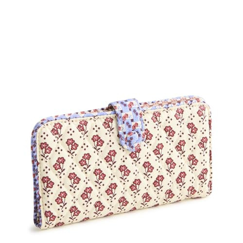 Vera Bradley Premium Cotton Tab Wallet, Rachel Ditsy | Amazon (US)