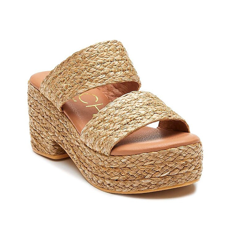 Beach by Matisse Ocean Ave Platform Sandal | Women's | Cognac | Size 8 | Sandals | DSW