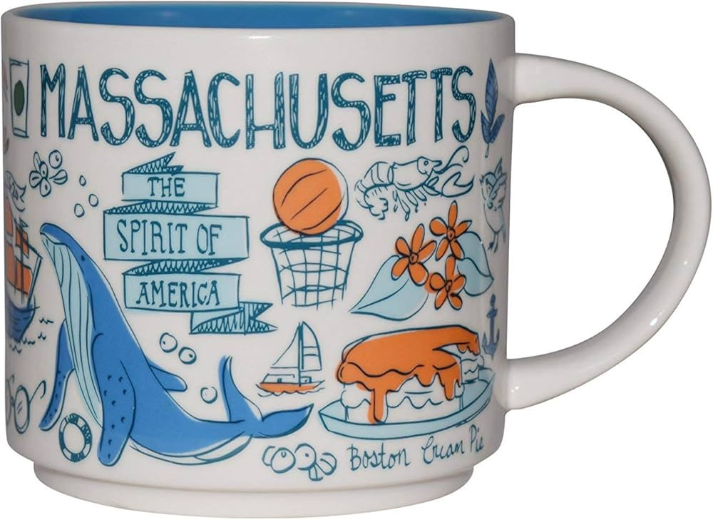 Starbucks Been There Series Massachusetts Ceramic Mug, 14 Oz | Amazon (US)