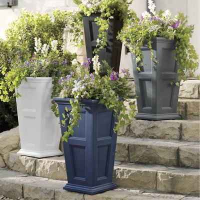 Devon Easy-Care Tall Planter | Grandin Road | Grandin Road