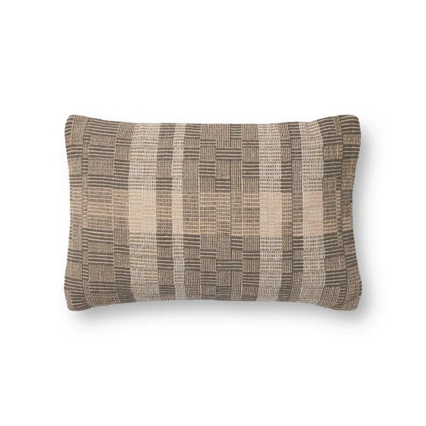 Amber Lewis x Loloi Bea Charcoal / Natural Pillow | Wayfair Professional