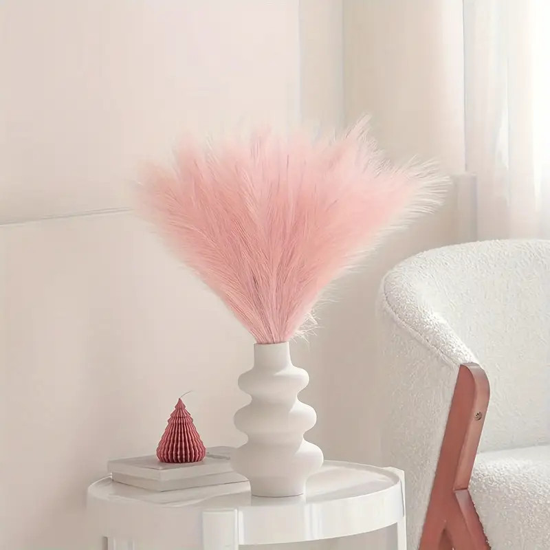 13/25pcs Artificial   Pampas Grass Decoration, 16.5inch/42cm Artificial Pampas Grass Fluffy Grass... | Temu Affiliate Program