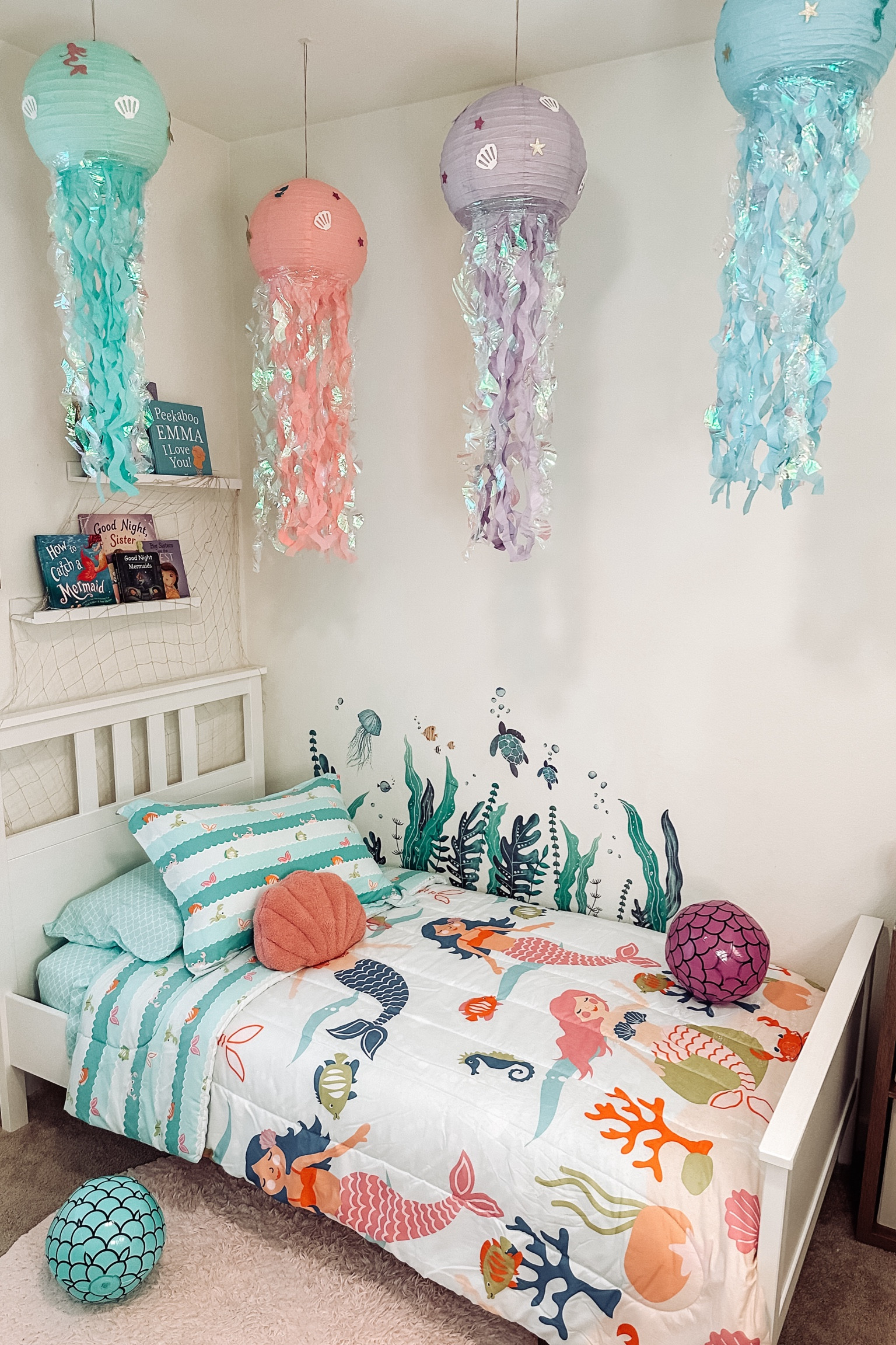 I had the best time turning my daughter’s room into a Mermaid theme. I love everything I got for this space so linking it all!!! 🧜🏼‍♀️

#LTKKids #LTKHome #LTKFamily