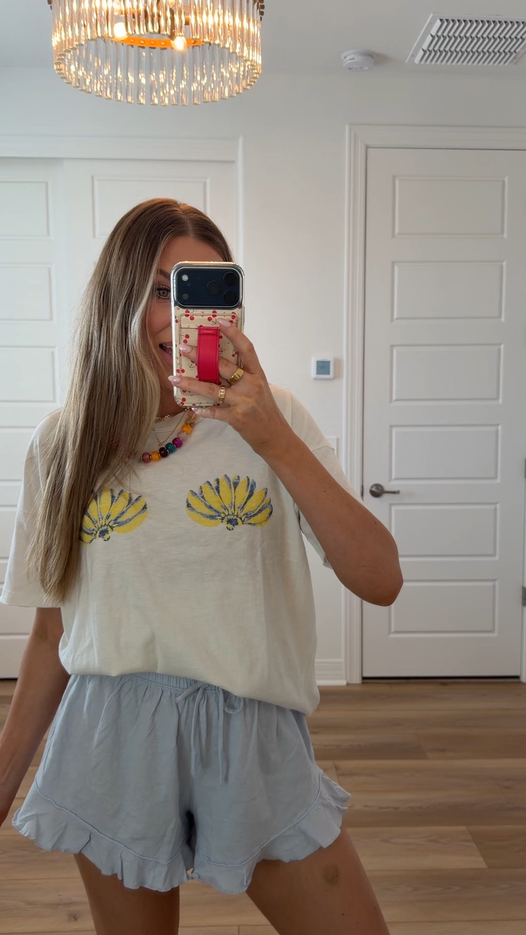 Cute and comfy lounge outfit! Wearing smalls
