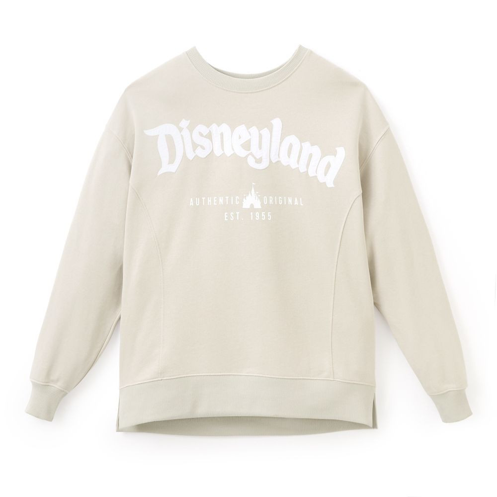 Disneyland Pullover Sweatshirt for Women – Sand | Disney Store