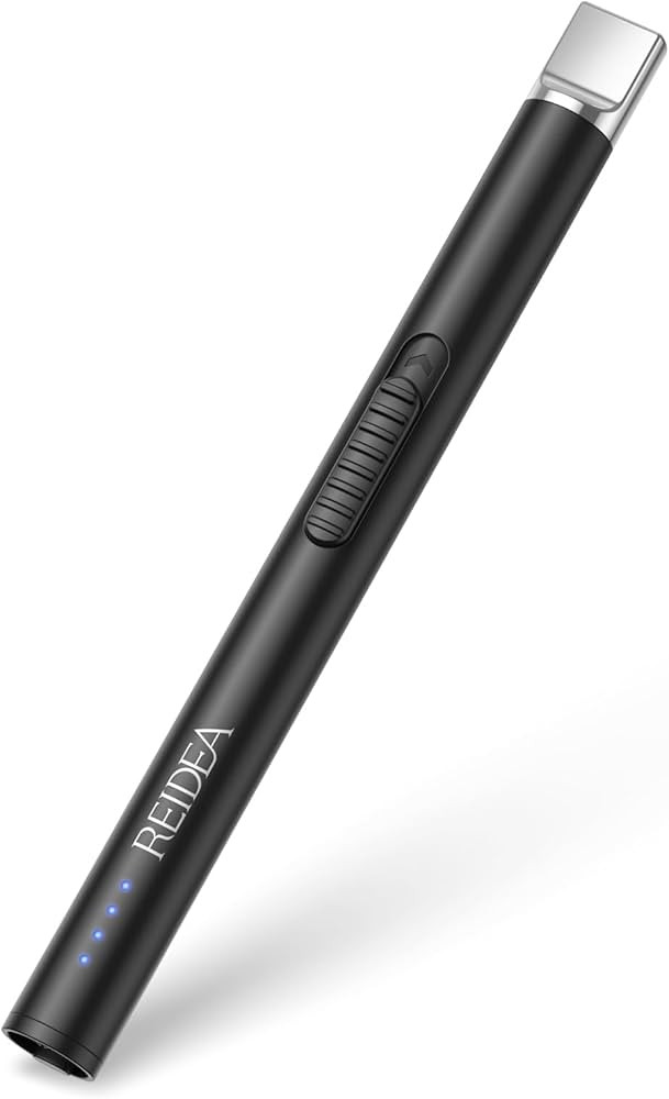 REIDEA Lighter Electric S4 Pro USB Rechargeable Safety Lock with LED Battery Indicator Flameless ... | Amazon (US)