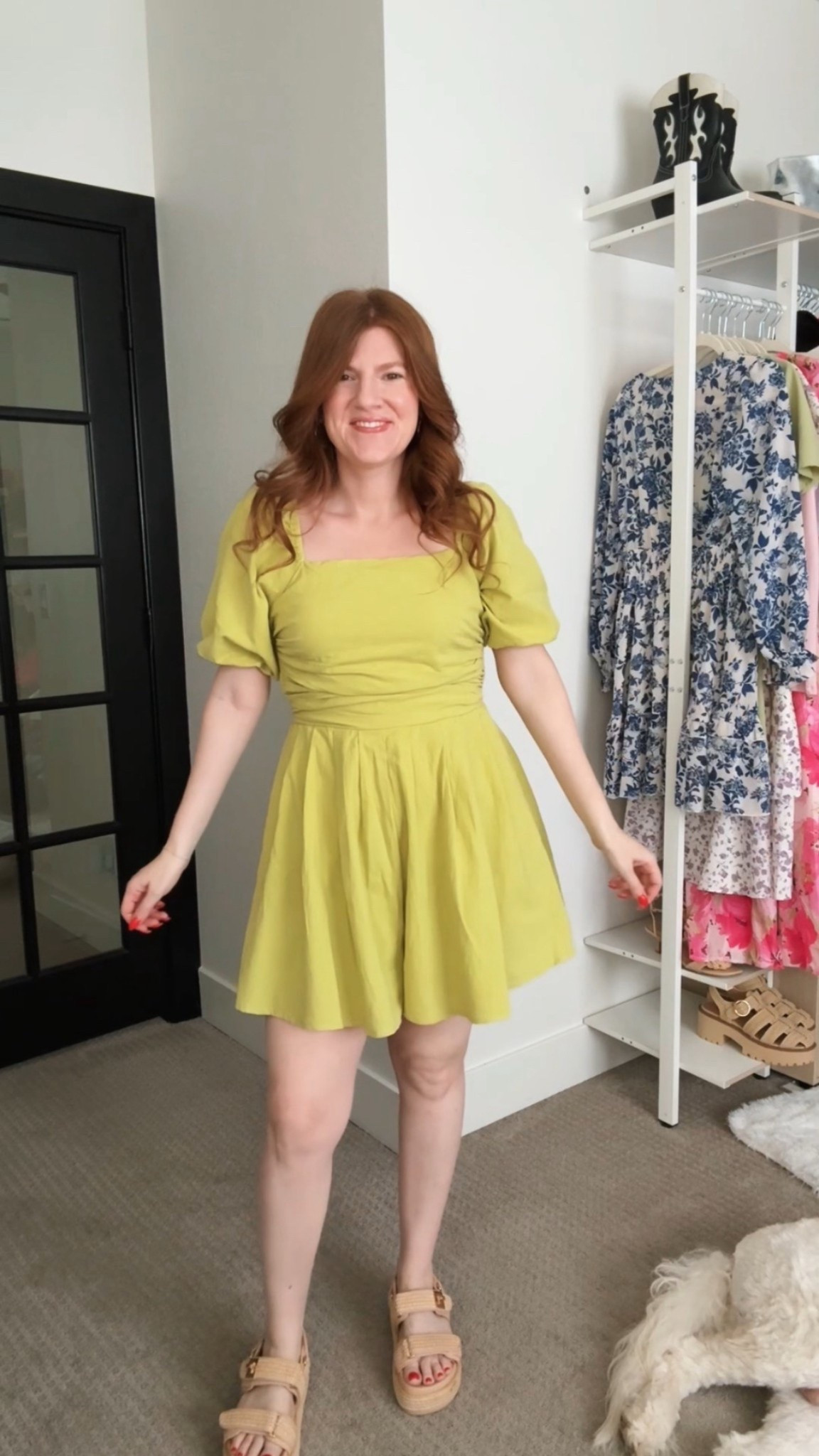 Spring romper. Size medium. 

#LTKSeasonal #LTKFindsUnder100 #LTKStyleTip