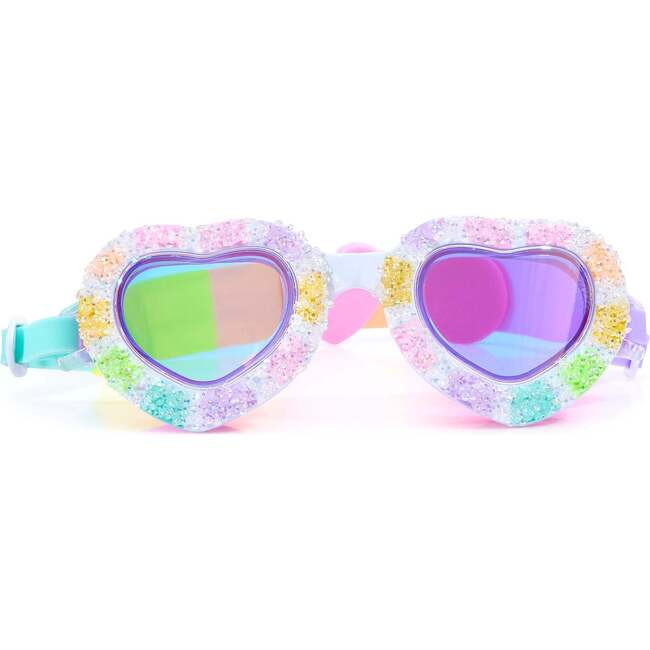 Bling2O | I Luv Candy Sweethearts Swim Goggle, Rainbow | Maisonette | Maisonette