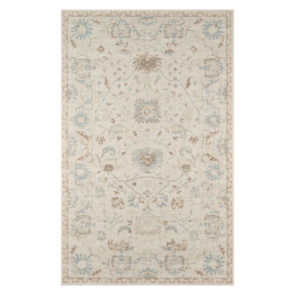 2'x3' Floral Loomed Accent Rug Beige - Momeni | Target