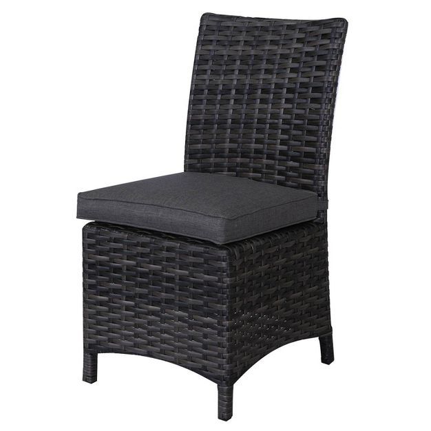Bora Bora Patio 2pk Wicker Dining Chair Set - Gray - Teva Patio Furniture | Target