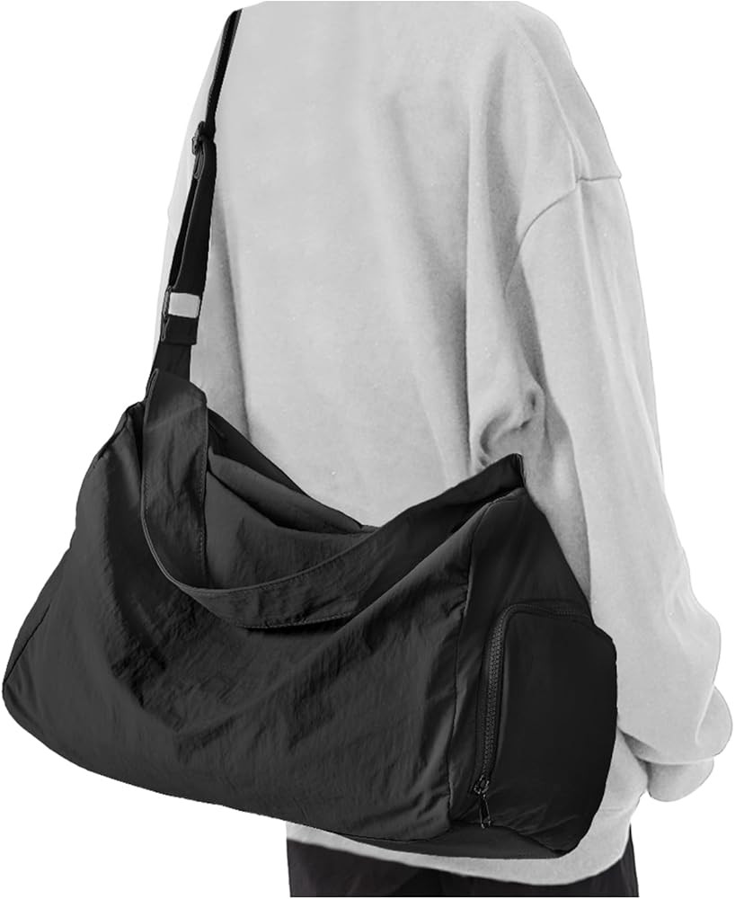 Small Gym Bag with Shoe Compartment, Workout Sport Duffle Bag for Women Travel, Waterproof Should... | Amazon (US)