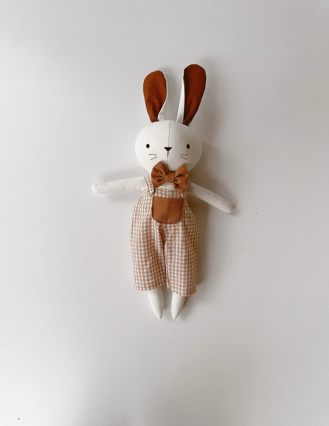 Bunny Doll, Linen Soft Fabric Doll, Heirloom Handmade Doll, Textile Doll, Rag Doll, Doll for Kids... | Etsy (US)