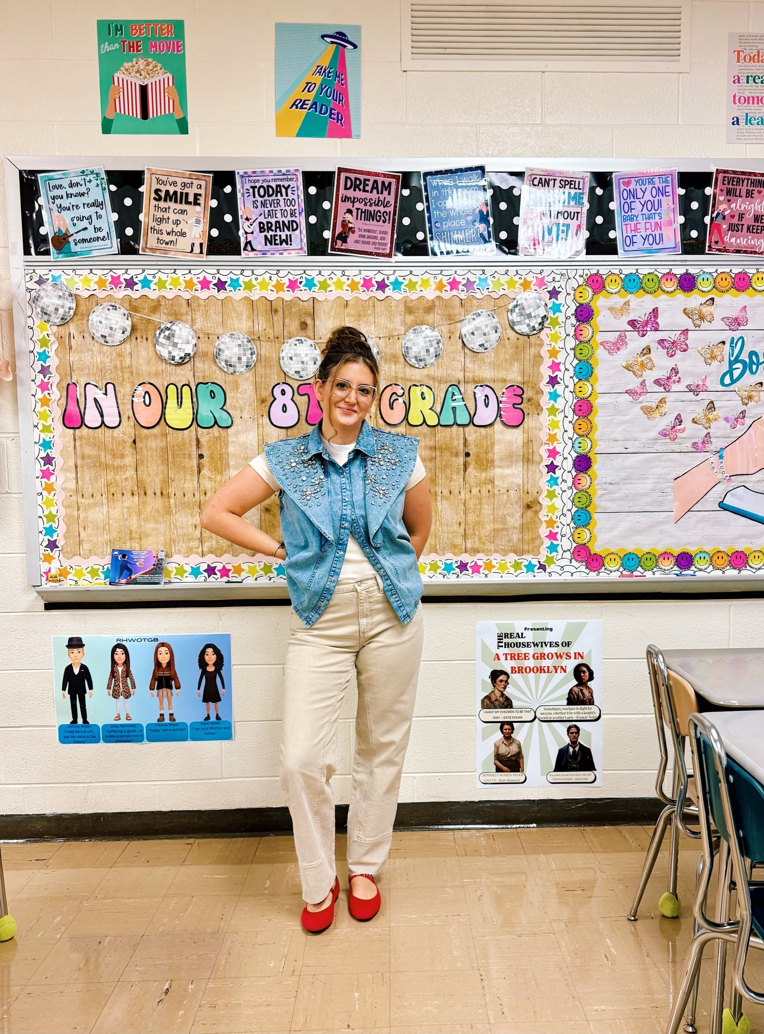 It’s all about the red shoe, am I right?! I am trying to elevate my work style by adding in some flats to my wardrobe and I am loving these from Target! 

Outfit details linked! Vest is last year Anthro 🫶🏼

#targetteacher #targetfashion #teacherstyle 

#LTKStyleTip #LTKFindsUnder50 #LTKFindsUnder100