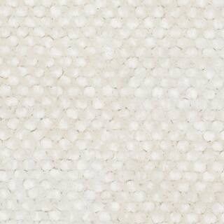 SAFAVIEH Saint Tropez Shag Snow White 6 ft. x 9 ft. Solid Area Rug STS641W-6 - The Home Depot | The Home Depot