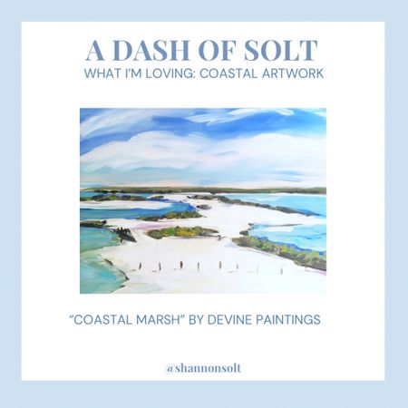 Coastal marsh artwork from Etsy! Great gift for someone who loves coastal decor.

Coastal living, coastal decor, art, coastal art, home decor, painting, artist, interior design 

#LTKfindsunder100 #LTKhome