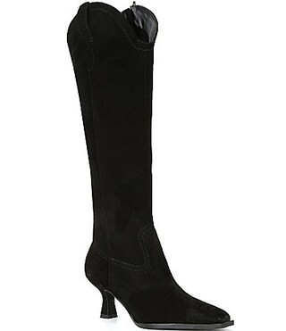 Dolce Vita Ariana Suede Kitten Heel Tall Boots - 8.5 | Dillard's