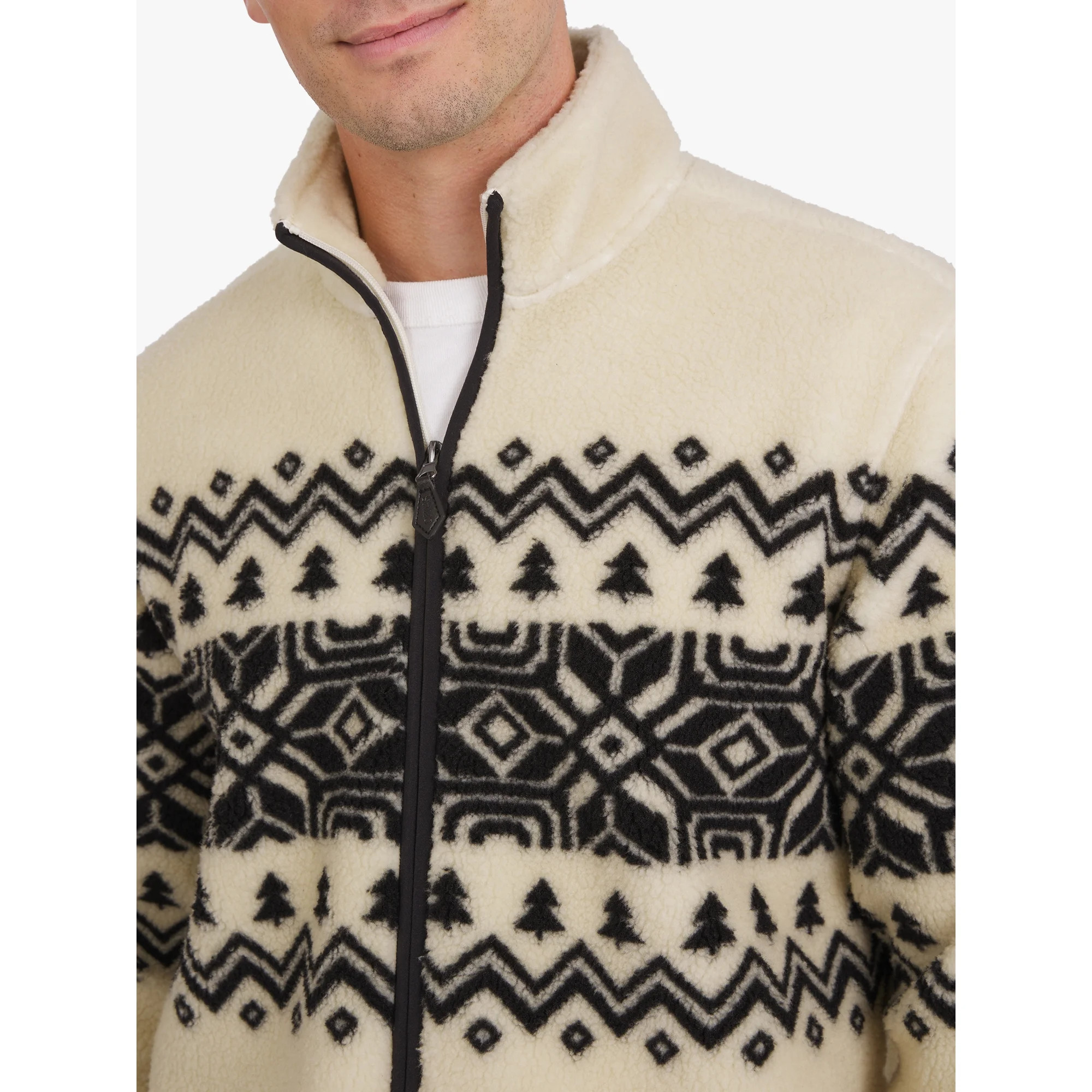 Chaps Men's & Big Men's High Pile Printed Plaid Sherpa Jacket, Sizes S-3XL | Walmart (US)