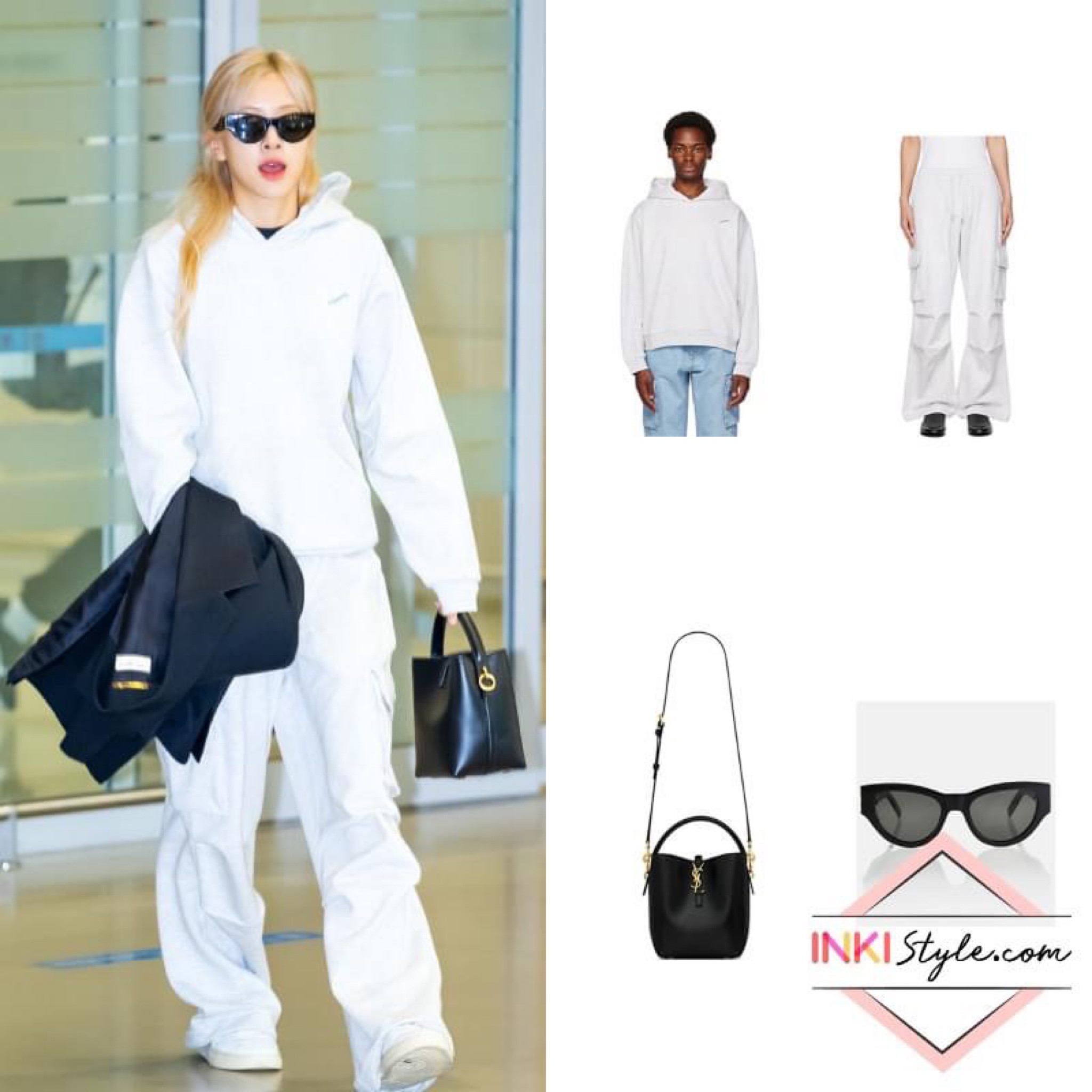 #BLACKPINK's #Rosé turned heads with her stylish comfort airport ensemble. 
.
.
.
#blackpinkstyle #rosestyle #blackpinkfashion #rosefashion #블랙핑크 #로제 #블랙핑크패션 #로제패션 #coperni #saintlaurent #inkistyle #inkistyle_blackpink #inkistyle_rose #inkistyle_saintlaurent #inkistyle_coperni
