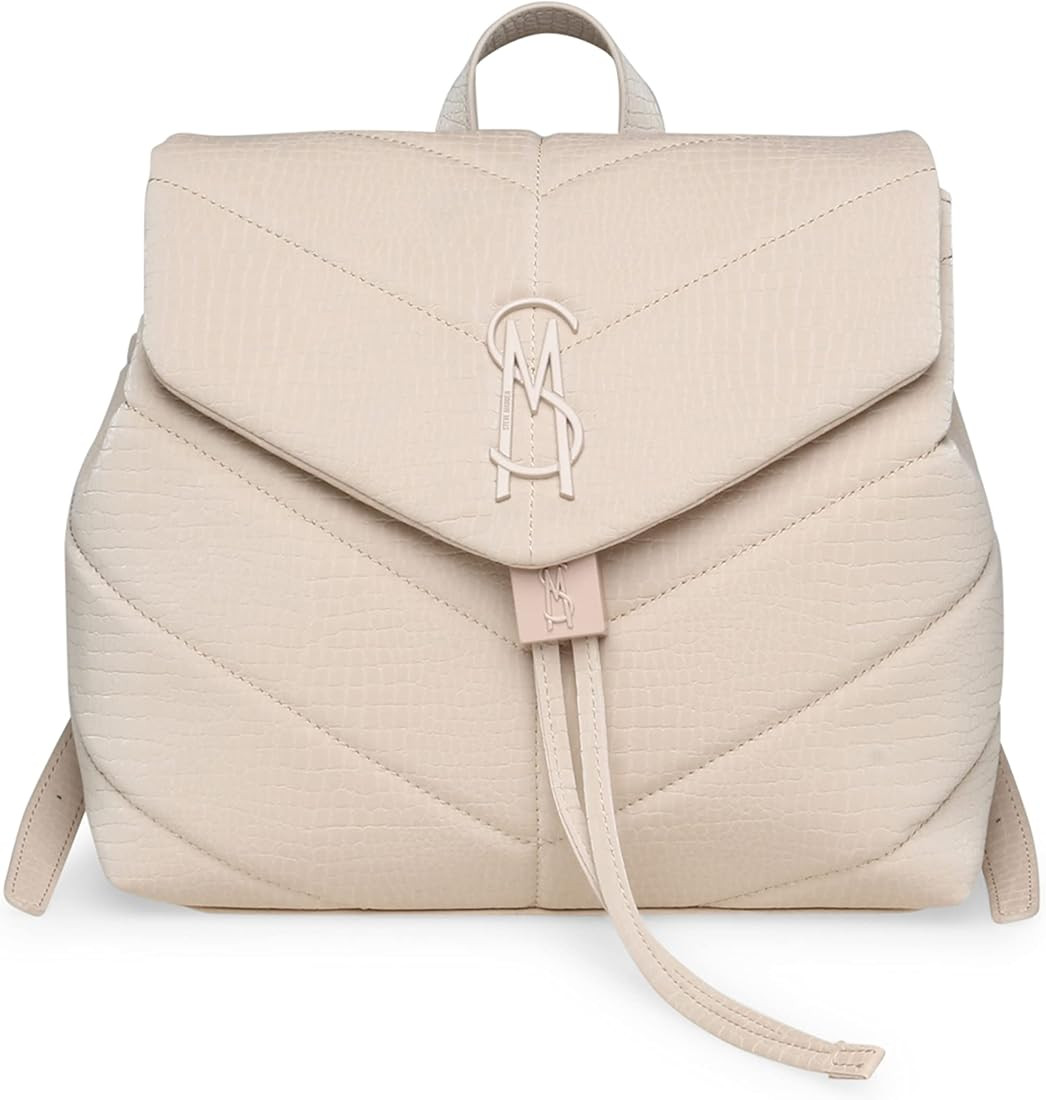 Steve Madden Sannah Quilted Backpack, Bone | Amazon (US)
