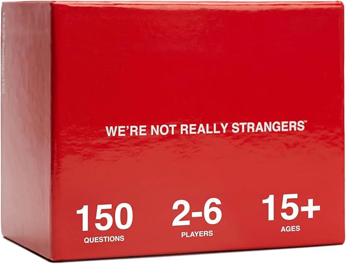 WE'RE NOT REALLY STRANGERS Card Game - 150 Conversation Cards for Couples, Friends, and Strangers... | Amazon (US)