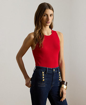 Women's Rib-Knit Crewneck Sweater | Macy's