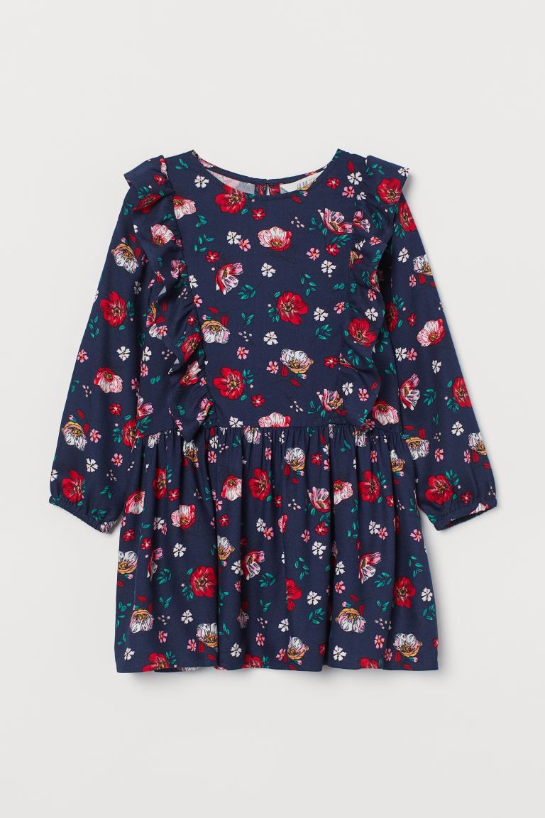 Patterned Ruffled Dress | H&M (US + CA)