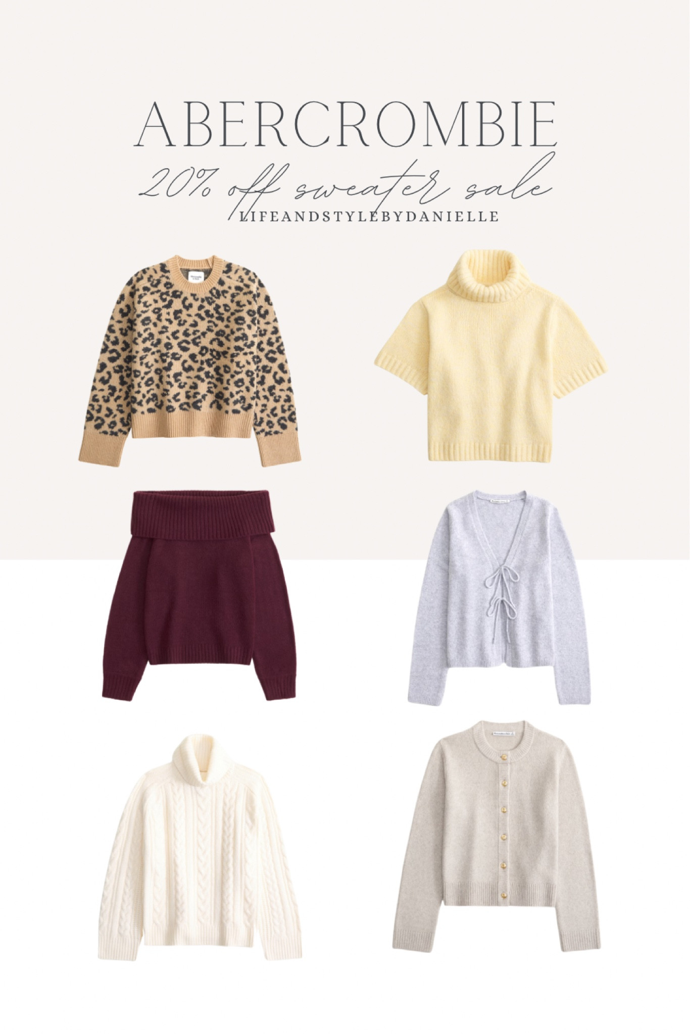 Abercrombie 20% off sweater sale! 

#LTKHoliday #LTKStyleTip #LTKFindsUnder100
