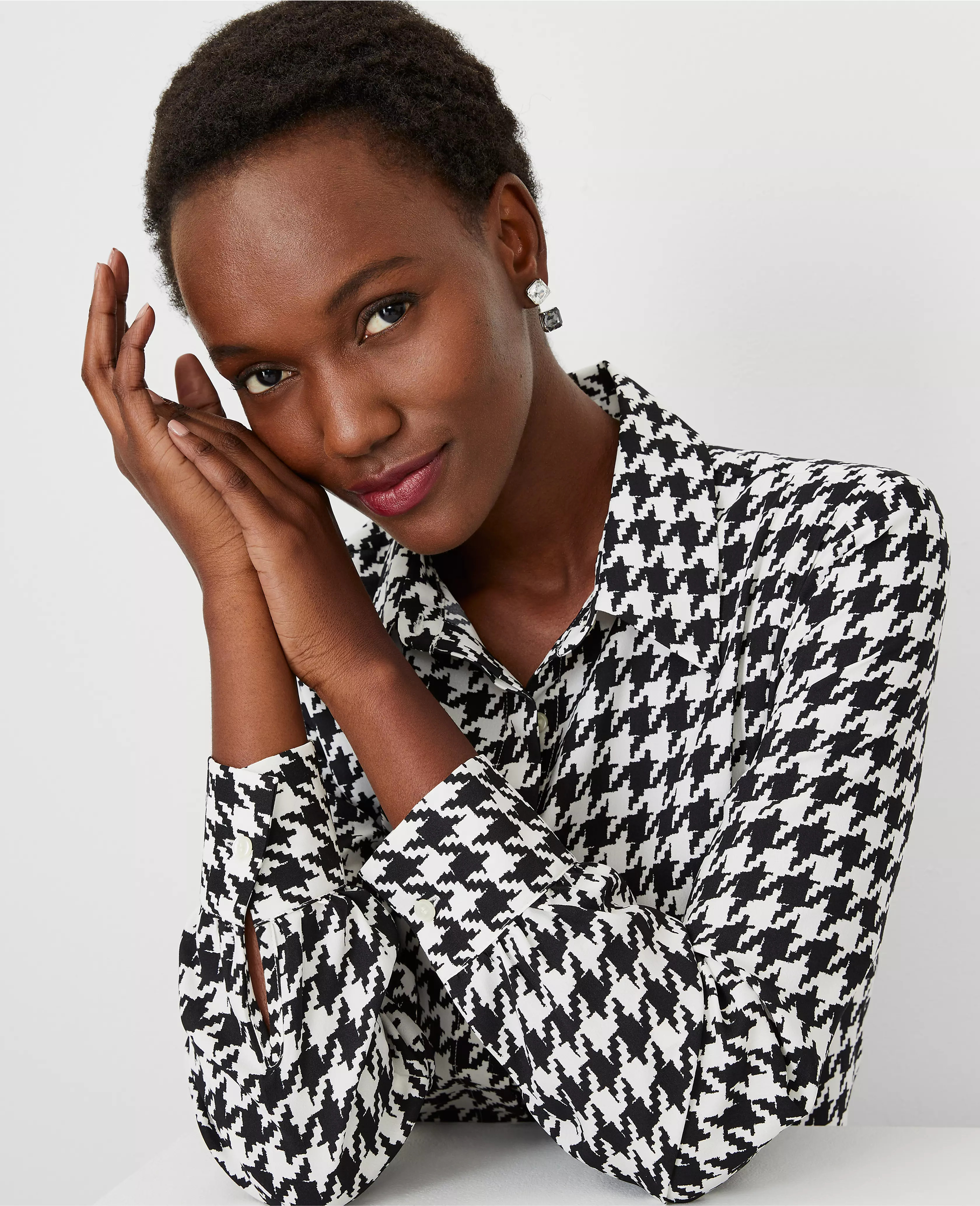 Houndstooth Shirt | Ann Taylor (US)