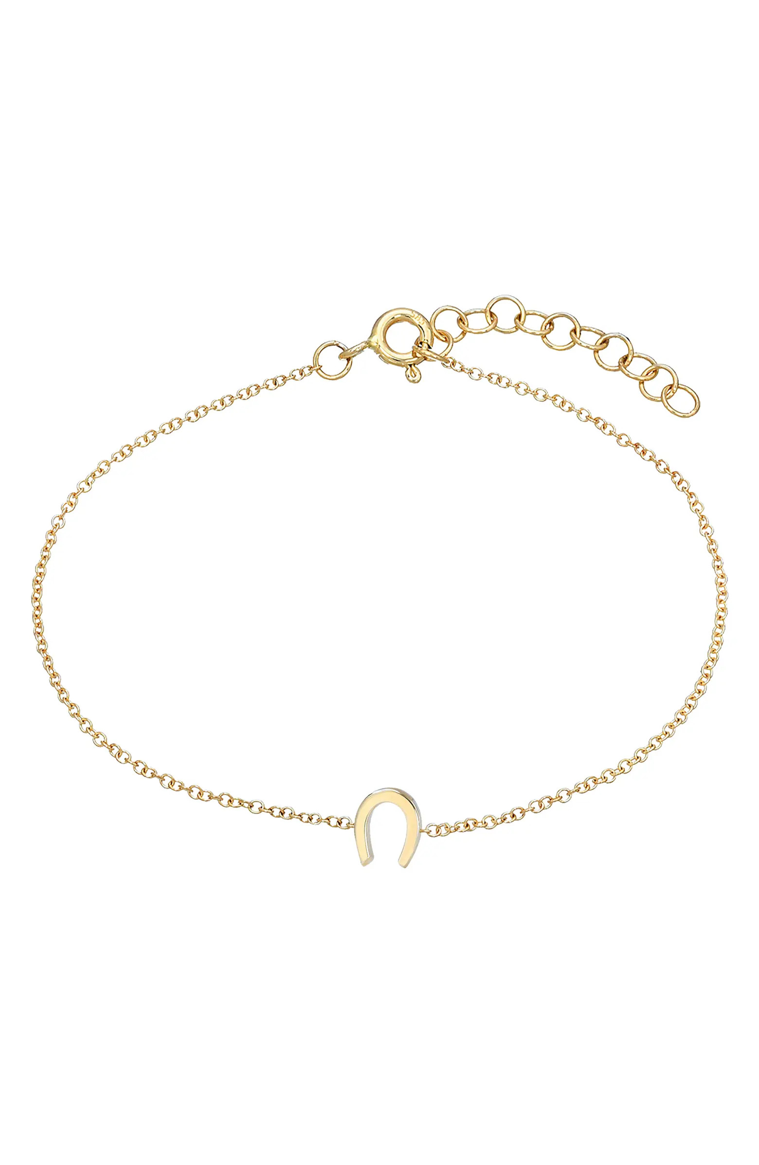 Tiny Horseshoe Chain Bracelet | Nordstrom