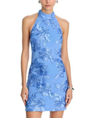 ROTATE Beaded Halter Neck Dress | Bloomingdale's Women Dresses Cocktail & Party | Bloomingdale's (AU)