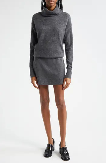 Veronica Beard Cassidy Long Sleeve Turtleneck Wool & Cashmere Sweater Dress | Nordstrom | Nordstrom