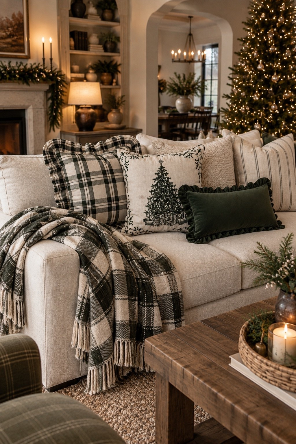 Walmart Christmas finds are SO good this year 🎄🤎 The My Texas House collection has the prettiest mix of classic plaid, deep green, vintage-inspired Christmas details, and cozy textures. I love how these pillows and throw instantly make a neutral living room feel warm and festive without going overboard. Everything is linked on my LTK! ✨

#WalmartChristmas #MyTexasHouse #WalmartHome #WalmartFinds #ChristmasDecor #ChristmasPillows #HolidayHome #CozyChristmas #ChristmasLivingRoom #LTKHome

#LTKSaleAlert #LTKSeasonal #LTKHome