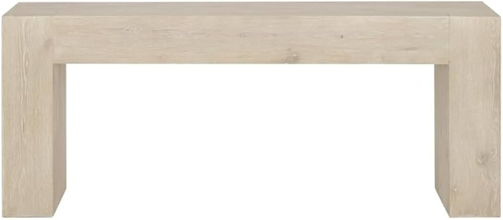 Kosas Home Bristol Cracked Oak Wood 72" Console Table in Meadow White | Amazon (US)