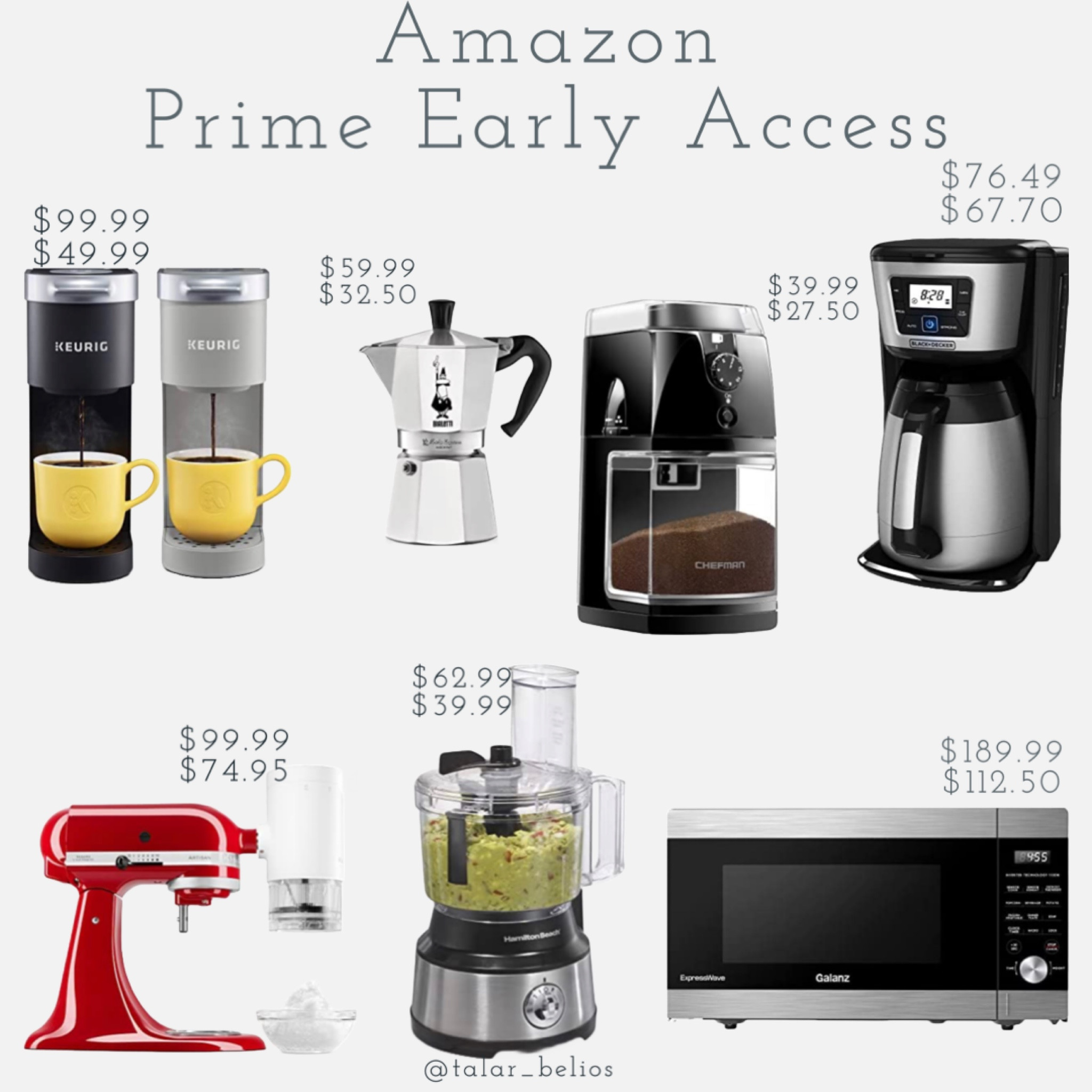 Coffee machines, coffee grinder, ice machine, microwave, blender
#amazon #amazonearlyaccess #amazondeals #amazonkitchen #amazonkitchenfinds 

#LTKHoliday #LTKhome #LTKsalealert