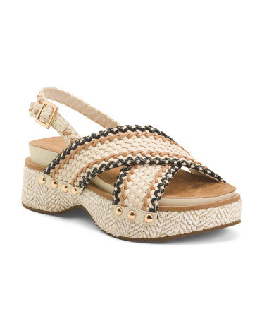 Pace Woven Flatform Sandals for Women | Man-Made Sole | Marshalls