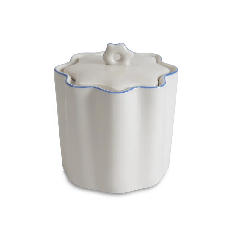 Kassatex Fine Linens Le Marais Blue Cotton Jar | Wayfair | Wayfair North America