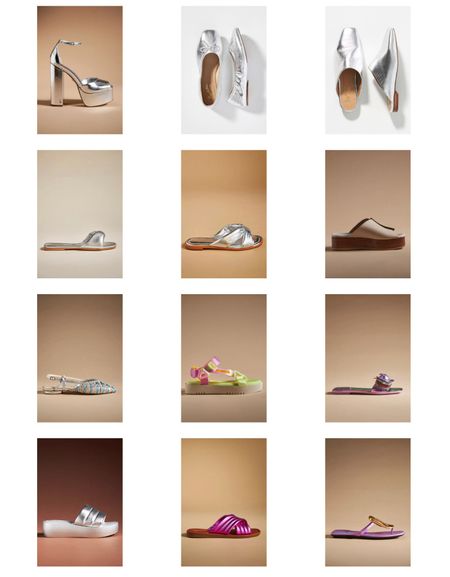 This summer’s ‘it’ shoes! Anything metallic!!! 

#LTKshoecrush #LTKFestival #LTKSeasonal
