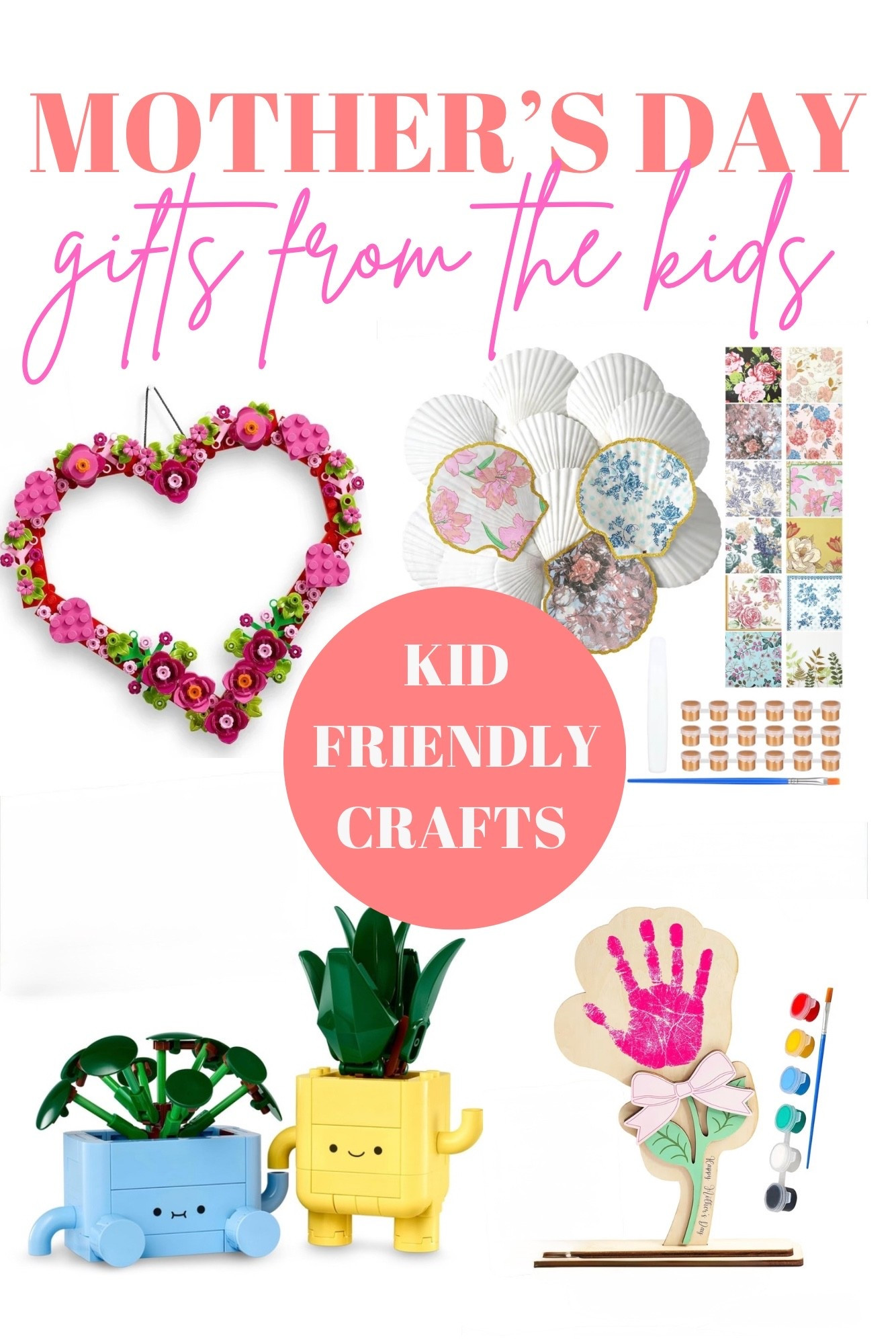 Shop this round up of Mother’s Day crafts that are kid-friendly, budget friendly, and will arrive before May 10th if you order now🌷🩷 #kids #mom #family #gifts 

#LTKmomlife #LTKMothersDay #LTKKids