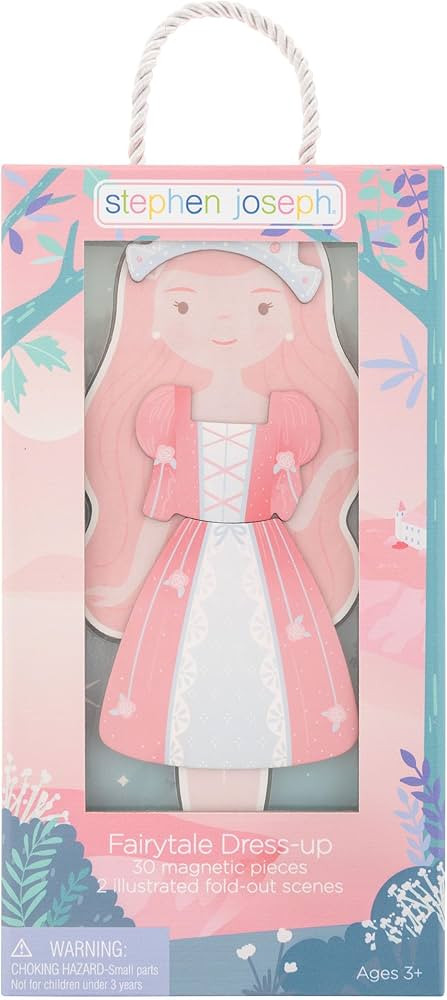 Stephen Joseph, Magnetic Dress Up Dolls, 30 pc Magnetic Travel Play Set – Pretend Play Magnetic... | Amazon (US)