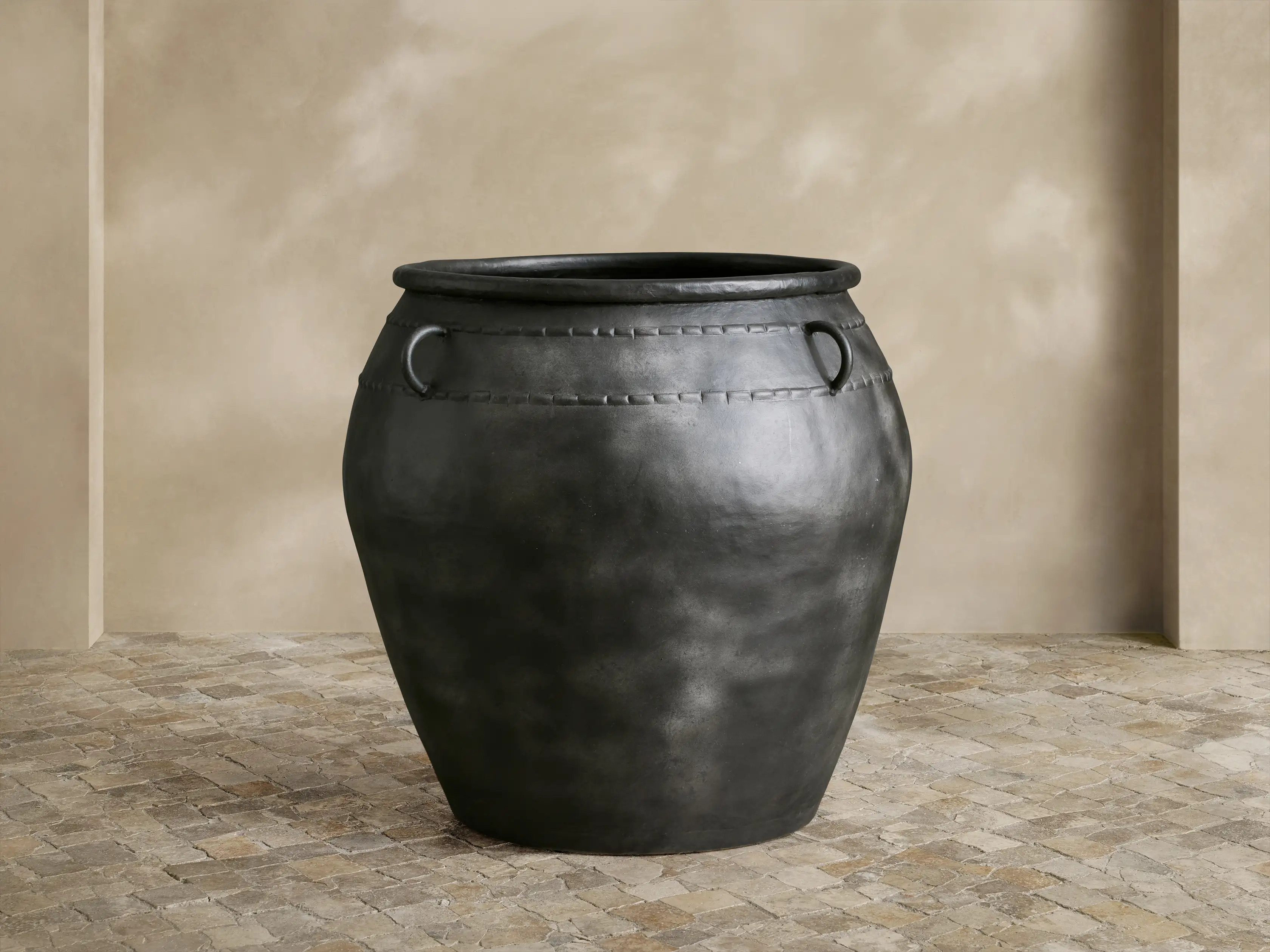 Ilya Wide Outdoor Planter | Arhaus