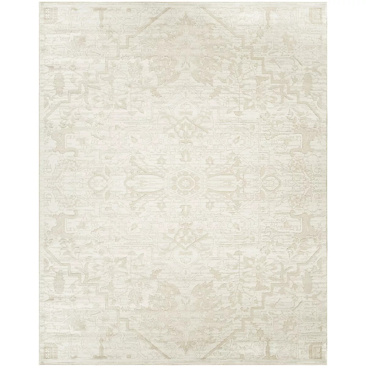 Nourison Dekor 7'10" x 9'10" Ivory Vintage Indoor Area Rug | Target