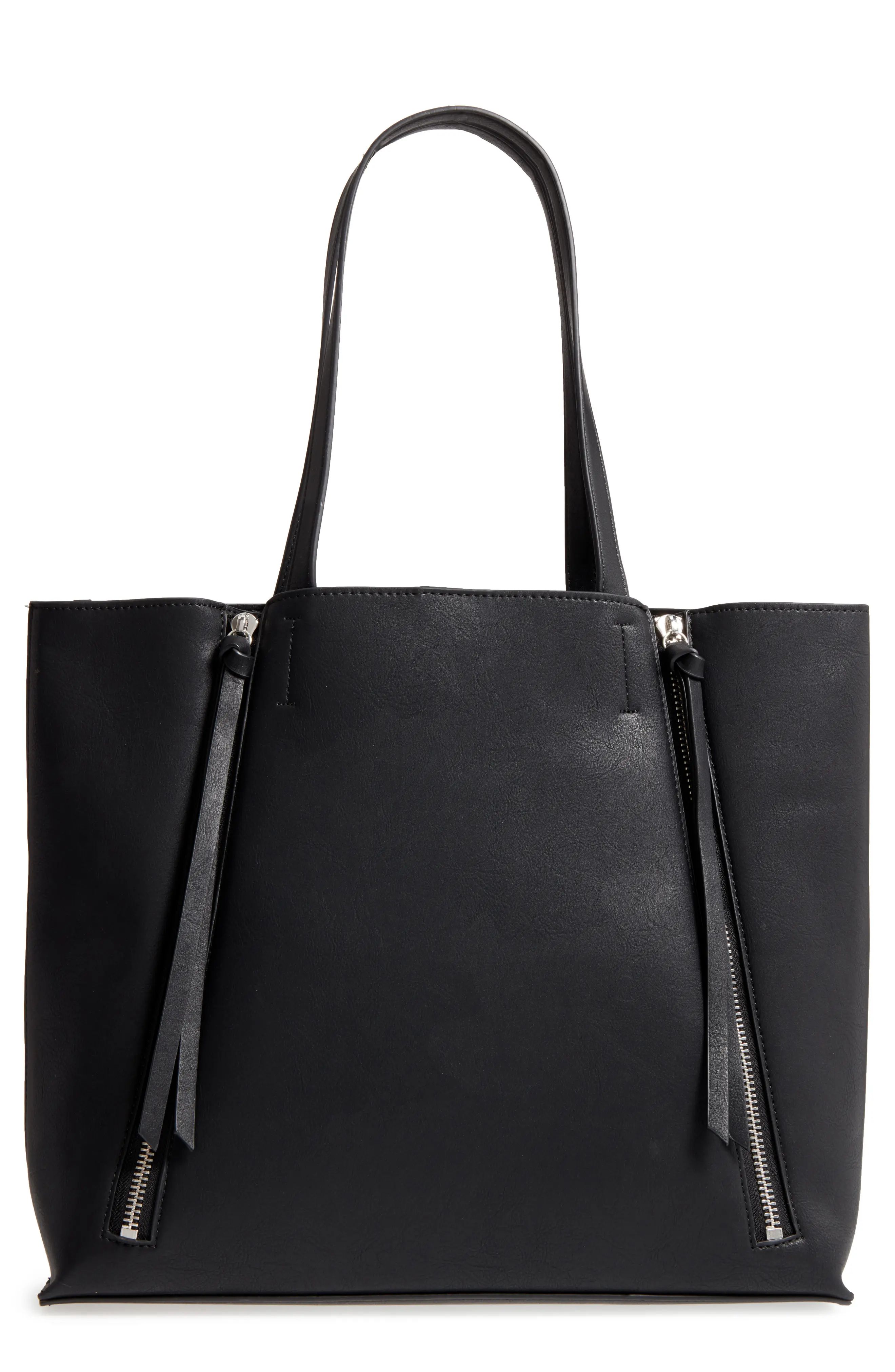 Chelsea28 Leigh Faux Leather Tote & Zip Pouch | Nordstrom