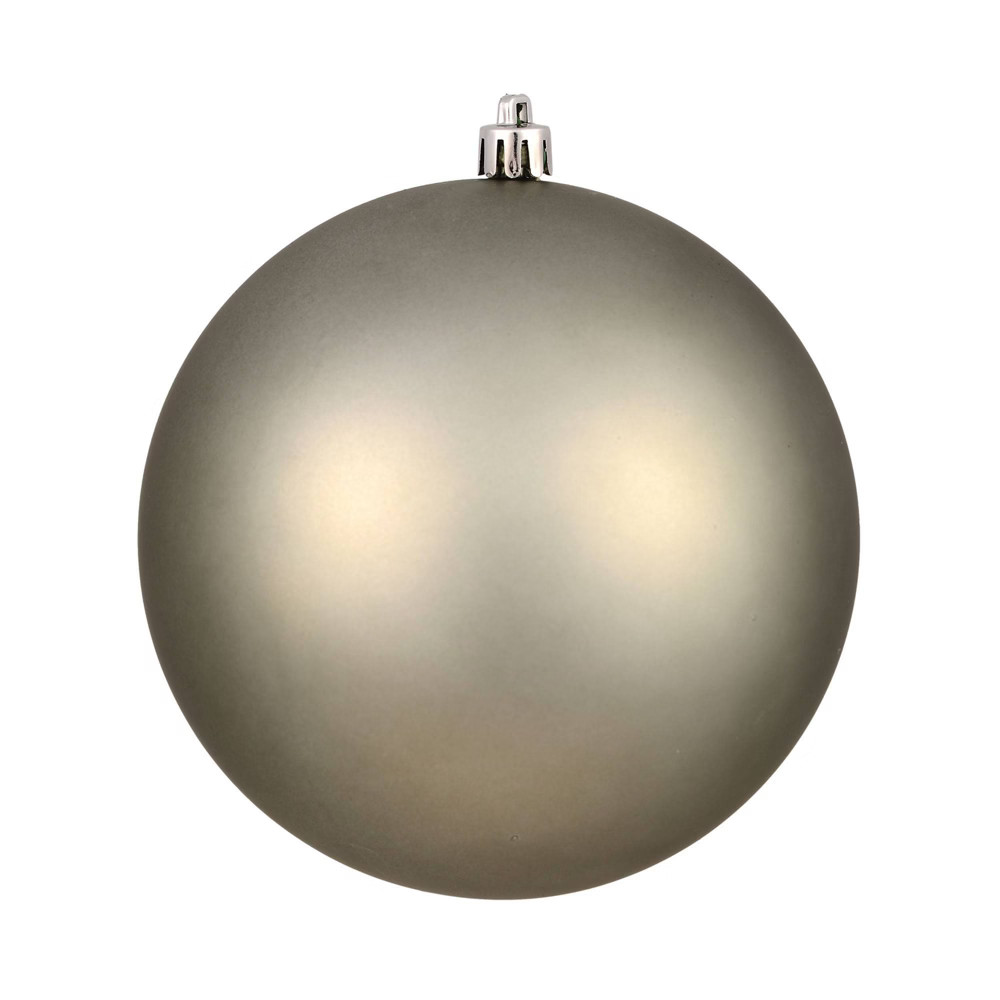 Vickerman 2.75""/12ct UV Coated Mat Ball Ornament Limestone | Target