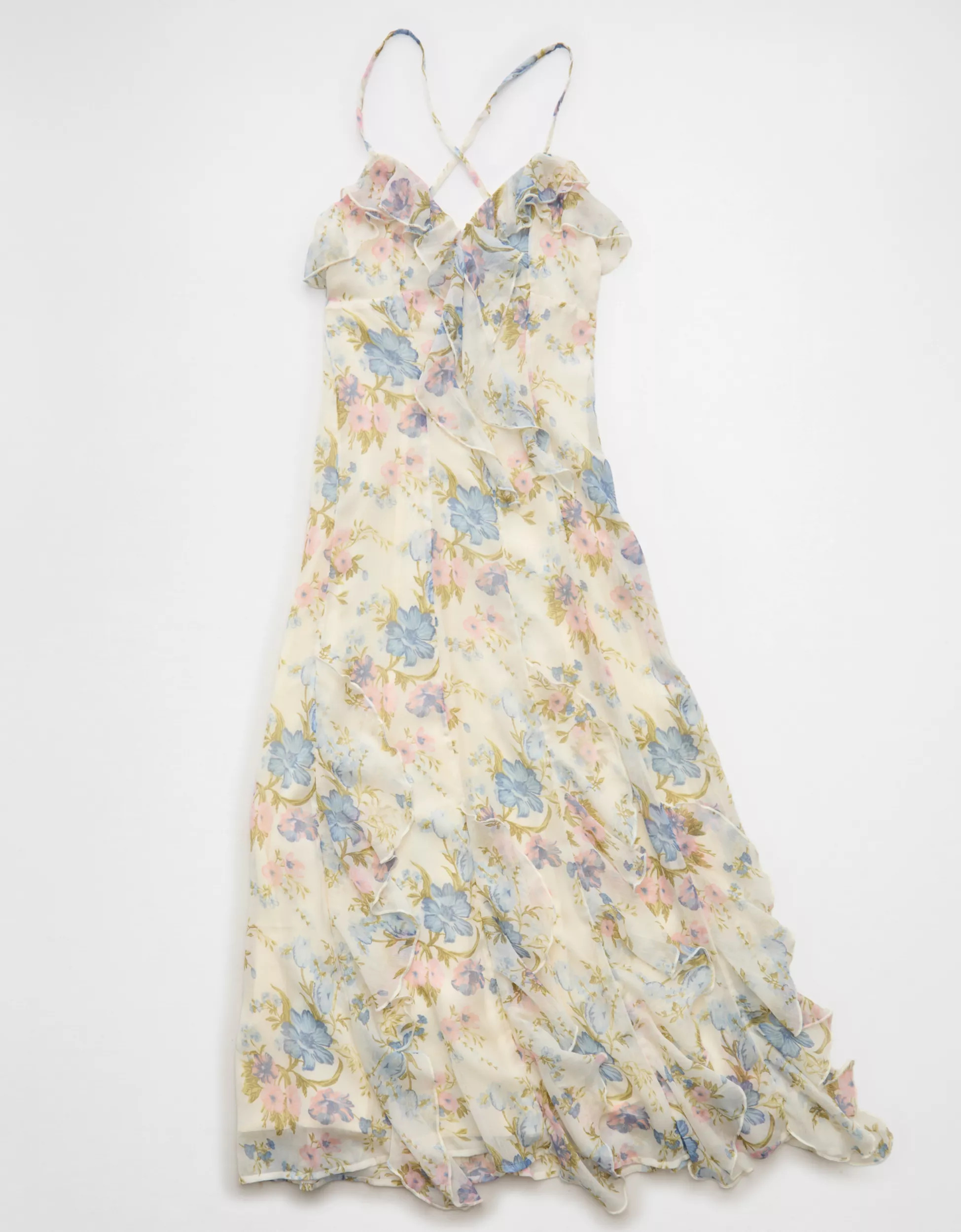 AE Tiered Ruffle Maxi Dress | American Eagle Outfitters (US & CA)