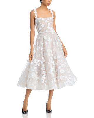 Mademoiselle Embroidered Floral Midi Dress | Bloomingdale's (US)