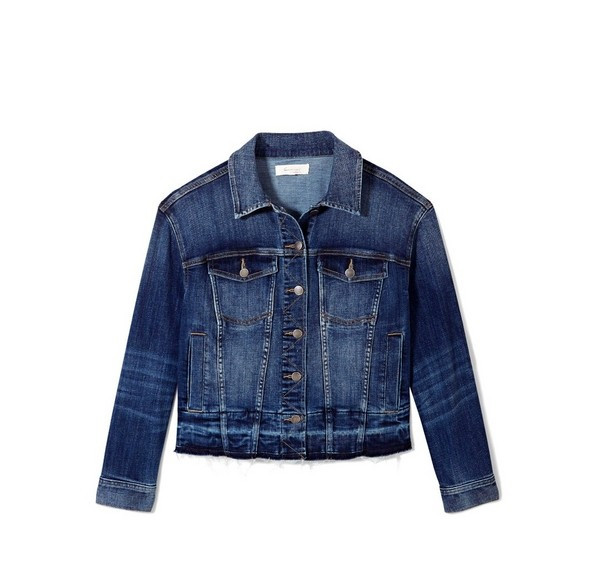 Vince Camuto Denim Raw-edge Jacket | Vince Camuto