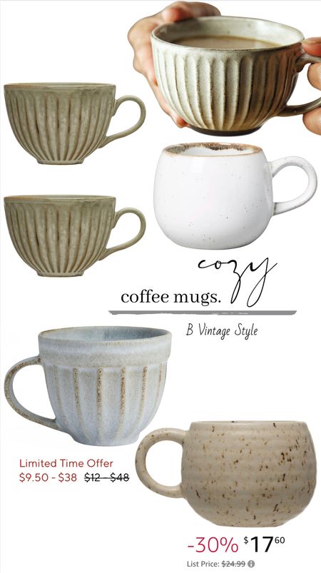 Cozy coffee mugs make the season better  

#LTKSeasonal #LTKfindsunder50 #LTKhome