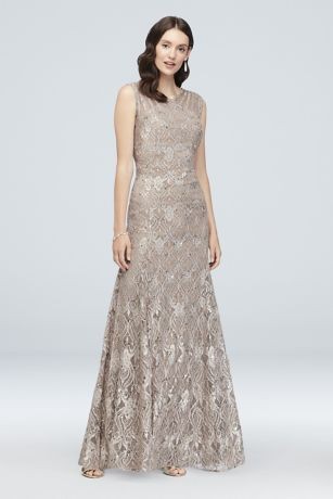 taupe colored mother of the bride dresses